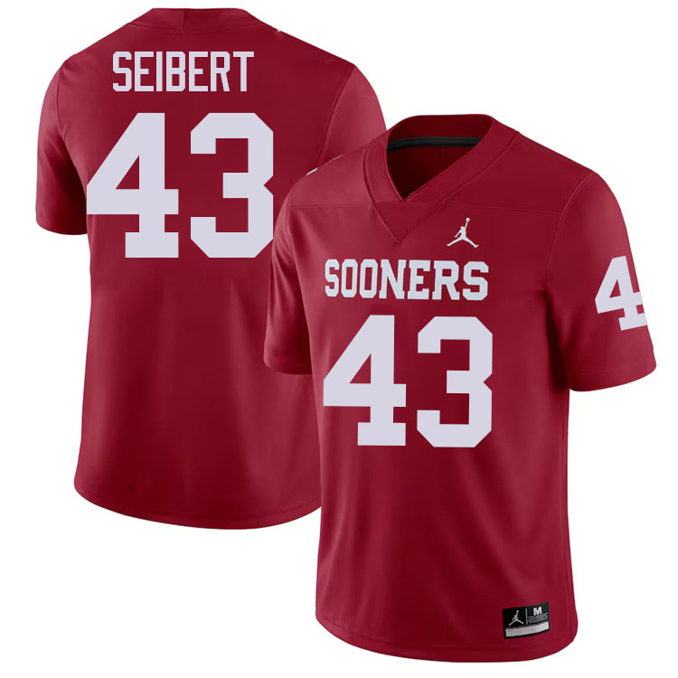 Austin Seibert Oklahoma Sooners Jersey,Oklahoma Sooners Football Uniforms,Jersey-Crimson